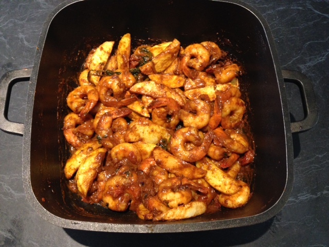 PRAWN DRY CURRY (PAAL PORIYAL)